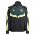 Front - Adidas Mens Manchester United FC Woven Track Top