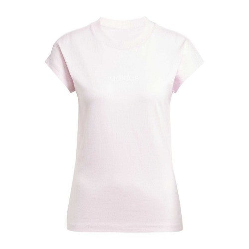 Front - Adidas Womens/Ladies Linear Cotton T-Shirt
