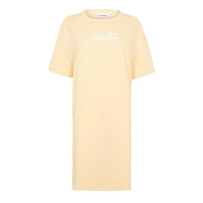 Front - Lacoste Womens/Ladies T-Shirt Dress