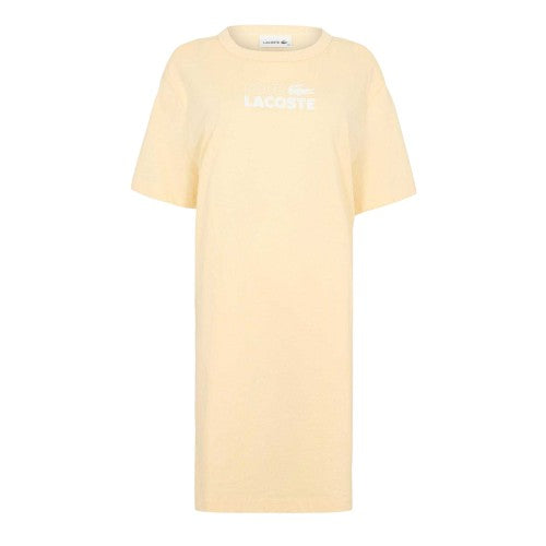Front - Lacoste Womens/Ladies T-Shirt Dress