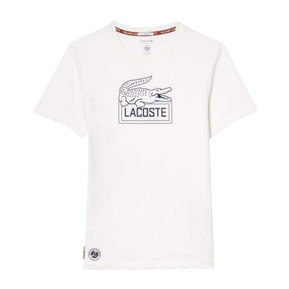 Front - Lacoste Unisex Adult Roland Garros Edition Regular T-Shirt
