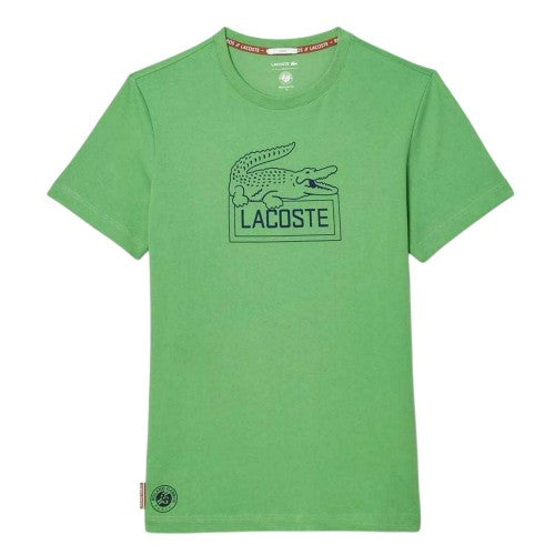 Front - Lacoste Unisex Adult Roland Garros Edition Regular T-Shirt