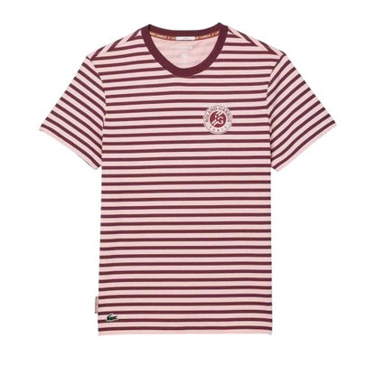 Front - Lacoste Unisex Adult Roland Garros Edition Regular Tennis T-Shirt