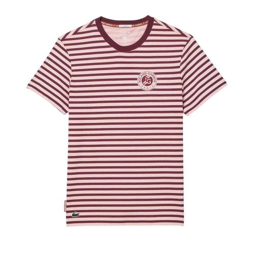 Front - Lacoste Unisex Adult Roland Garros Edition Regular Tennis T-Shirt
