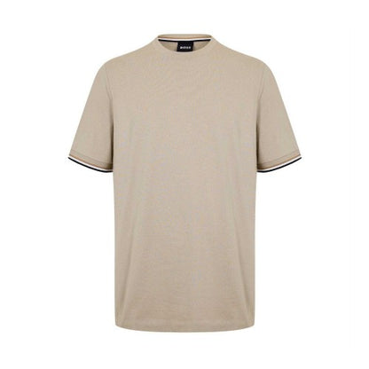 Front - Boss Mens Hbb Thompson 04 Premium Cotton Regular T-Shirt