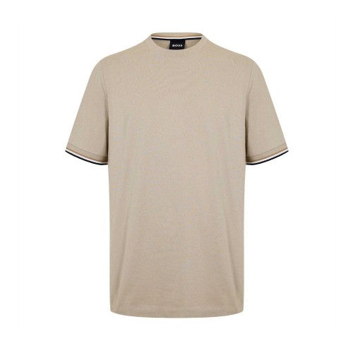 Front - Boss Mens Hbb Thompson 04 Premium Cotton Regular T-Shirt