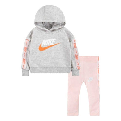 Front - Nike Baby Girls Hoodie And Leggings Set