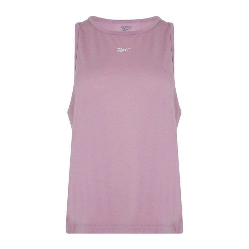 Front - Reebok Womens/Ladies Smooth Crew Neck Sleeveless Maternity Tank Top