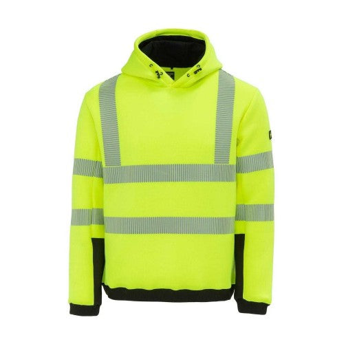 Front - Dunlop Unisex Adult High-Vis Drawstring Hoodie