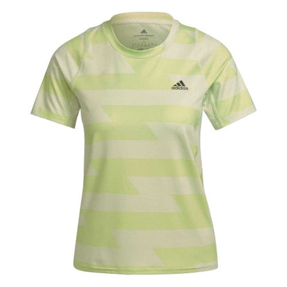 Front - Adidas Womens/Ladies All-Over Print Aeroready T-Shirt