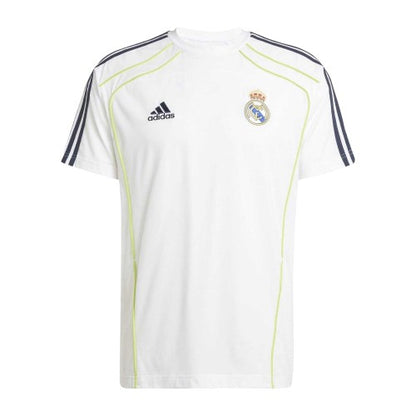 Front - Adidas Mens Ubackpack Real Madrid CF T-Shirt