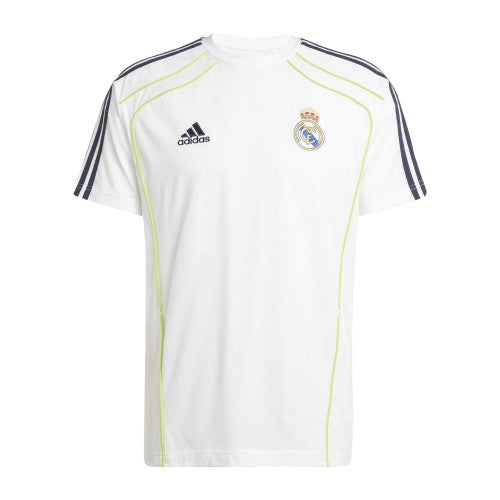 Front - Adidas Mens Ubackpack Real Madrid CF T-Shirt