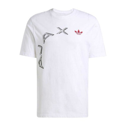 Front - Adidas Mens Trefoil Ajax Amsterdam Cotton T-Shirt