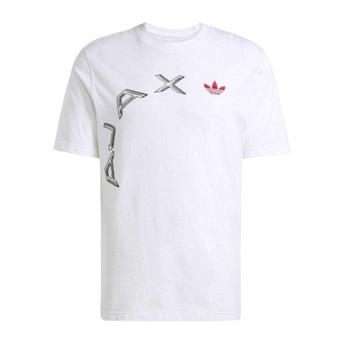 Front - Adidas Mens Trefoil Ajax Amsterdam Cotton T-Shirt