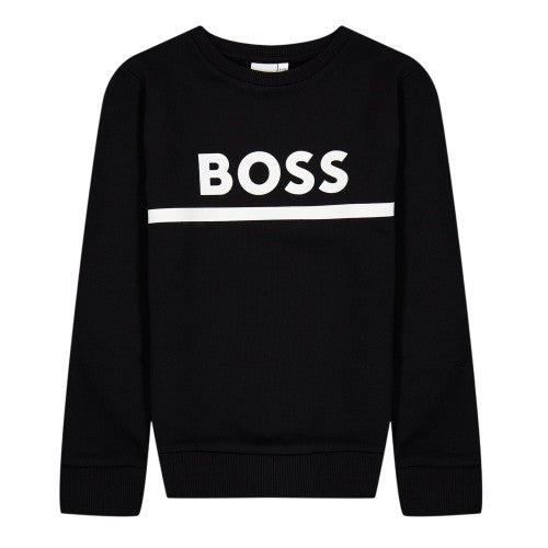 Front - Boss Childrens/Kids Crew Neck Sweatshirt