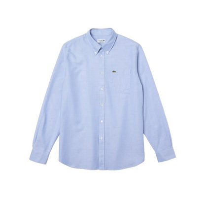 Front - Lacoste Mens Oxford Cotton Regular Shirt