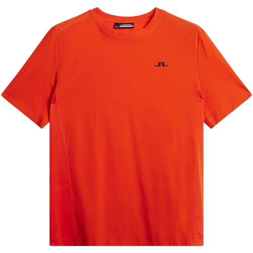 Front - J.Lindeberg Mens Pro Crew Neck Regular T-Shirt