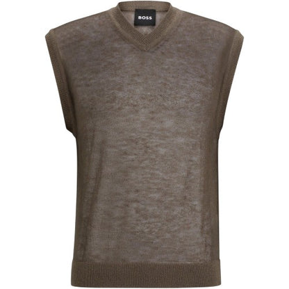 Front - Boss Mens Lucid Crew Neck T-Shirt