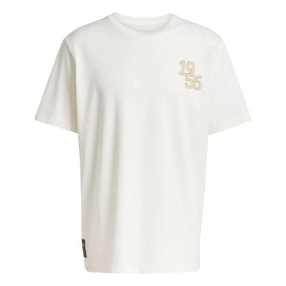 Front - Real Madrid CF Mens Heavy Cotton T-Shirt