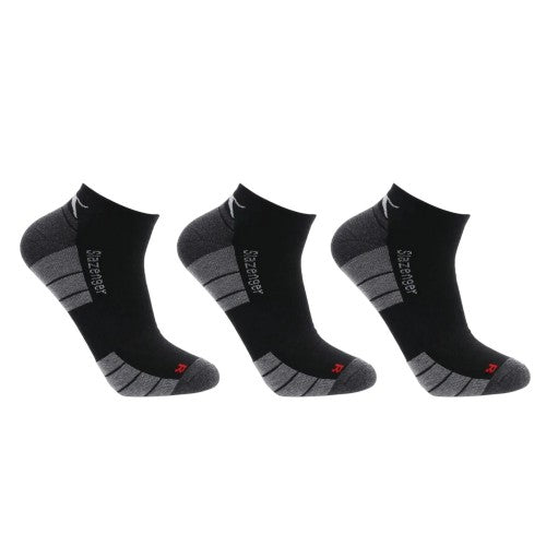 Front - Slazenger Mens Cushioned Trainer Socks (Pack of 3)