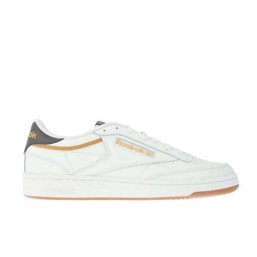 Front - Reebok Mens Classics Club C 85 Leather Trainers