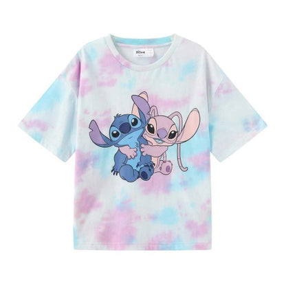 Front - Lilo & Stitch Childrens/Kids Stitch & Angel T-Shirt