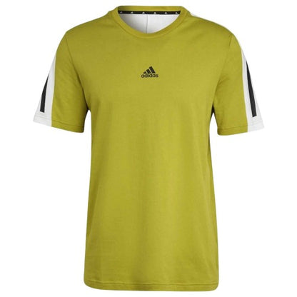 Front - Adidas Mens Future Icons 3 Stripes T-Shirt