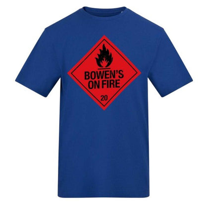 Front - AWD Unisex Adult Bowen´s On Fire T-Shirt