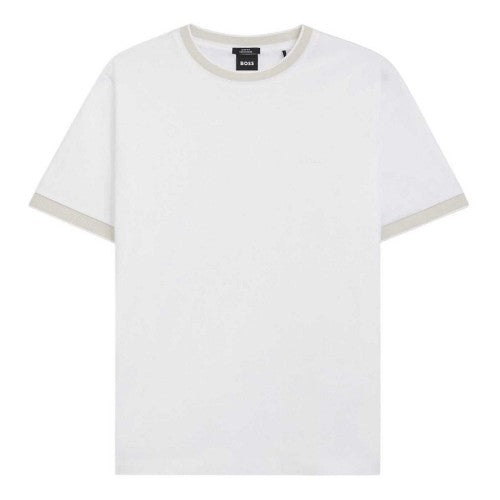 Front - Boss Mens Contrast Detail T-Shirt