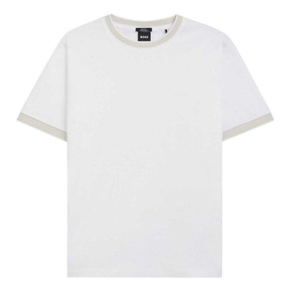 Front - Boss Mens Contrast Detail T-Shirt