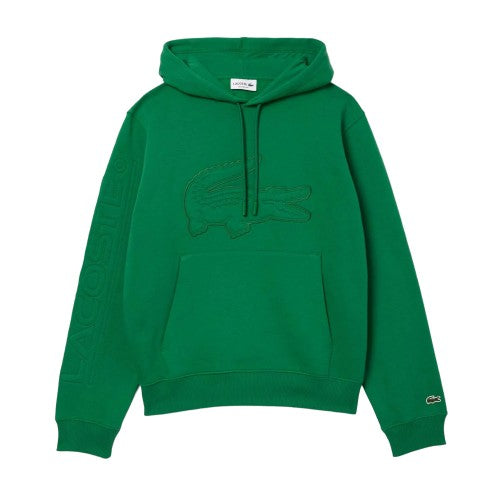 Front - Lacoste Mens XL Croc Jogger Hoodie