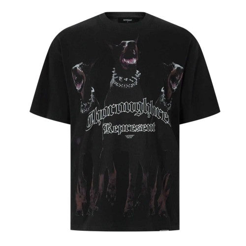 Front - Represent Mens Thoroughbred Dogs T-Shirt