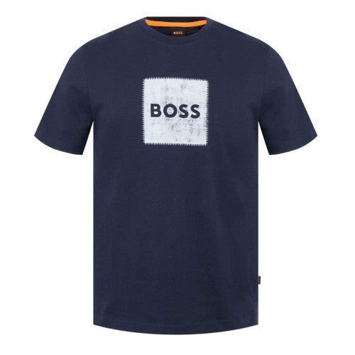 Front - Boss Mens Box Logo T-Shirt