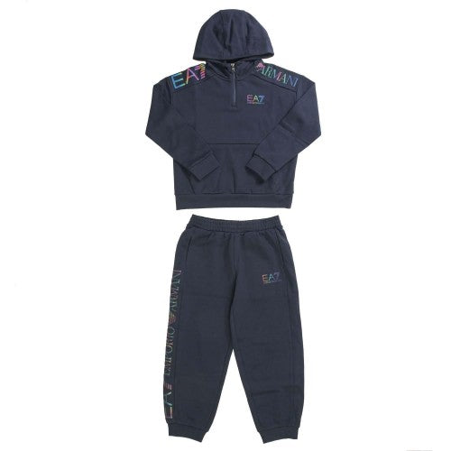Front - Emporio Armani Boys Series Logo Tracksuit