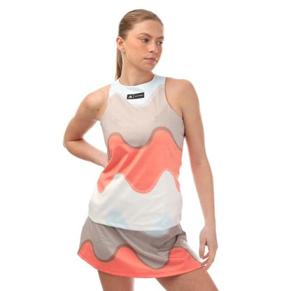 Front - Adidas Womens/Ladies Marimekko Tennis Tank Top
