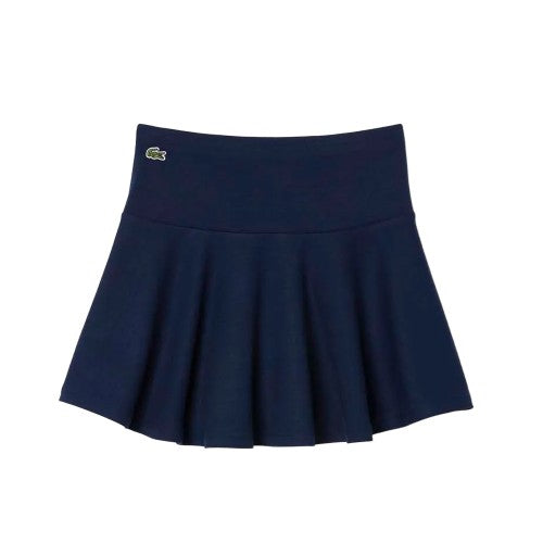 Front - Lacoste Girls Stretch Mini Skirt