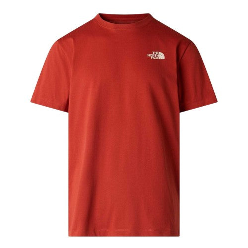 Front - The North Face Mens Vertical Performance T-Shirt