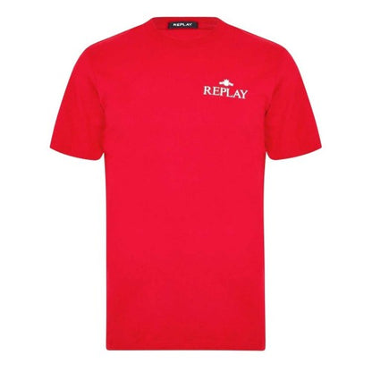 Front - Replay Mens Small Logo T-Shirt