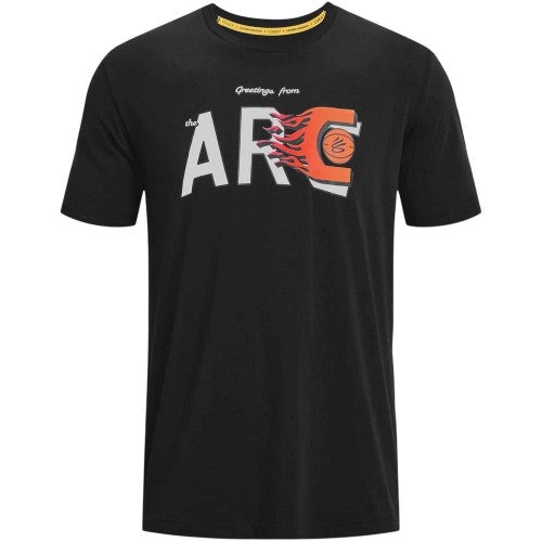 Front - Under Armour Mens Crew Neck Relaxed Fit Short-Sleeved T-Shirt