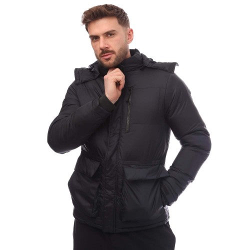 Front - Loyalty & Faith Mens Padded Puffer Jacket