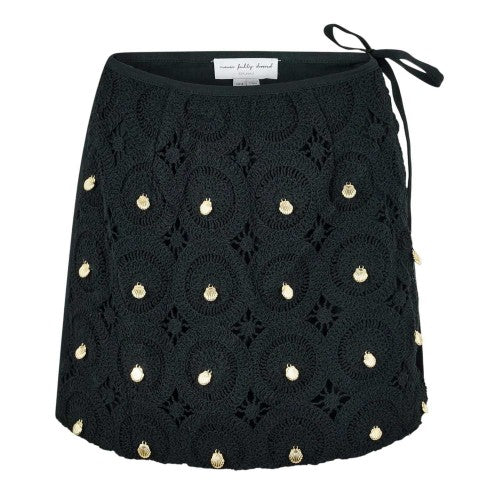 Front - Never Fully Dressed Womens/Ladies Embellished Crochet Mini Skirt