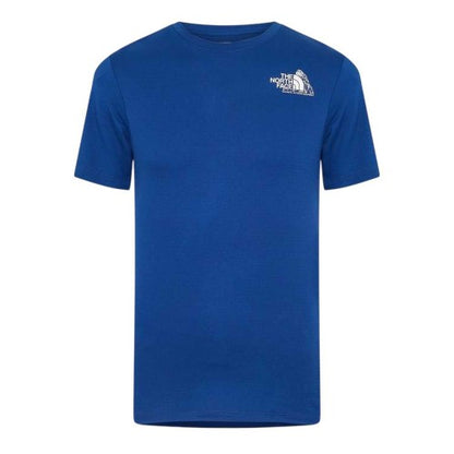 Front - The North Face Mens Mountain Crew Neck T-Shirt