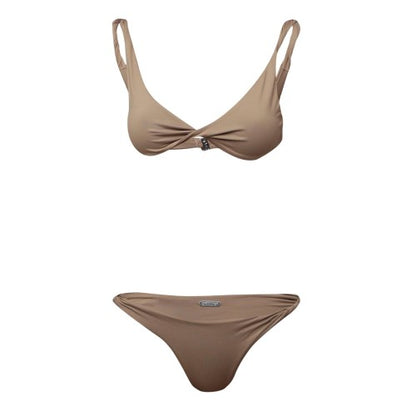 Front - Off White Womens/Ladies Minimalist Bikini