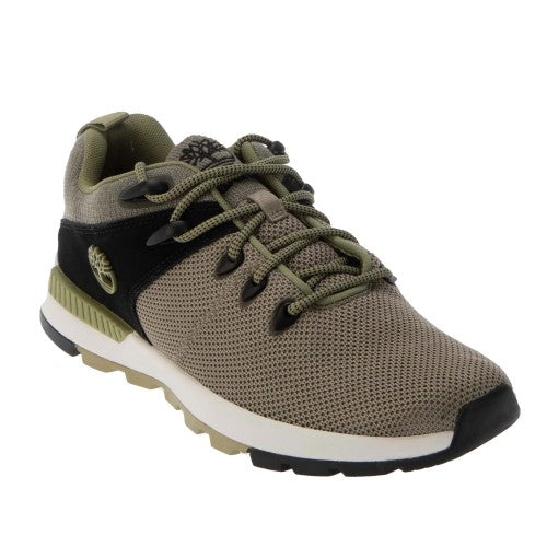 Front - Timberland Mens Sprint Trekker Low Lace Up Trainers