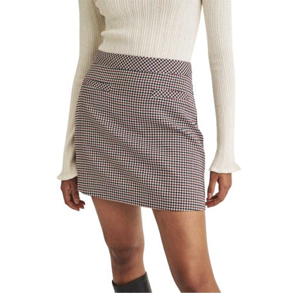 Front - Nobody´s Child Womens/Ladies Pelmet Gingham Check Regular Mini Skirt