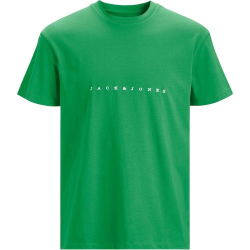 Front - Jack And Jones Mens Embroidered Logo Relaxed Fit T-Shirt