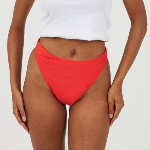Front - Brave Soul Womens/Ladies Plain Regular Bikini Bottoms