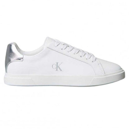 Front - Calvin Klein Womens/Ladies Brooke Leather Court Trainers