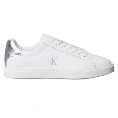 Front - Calvin Klein Womens/Ladies Brooke Leather Court Trainers