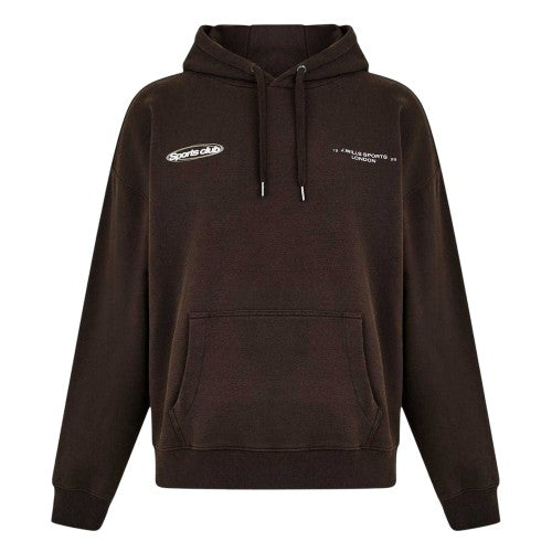 Front - Jack Wills Mens Back Print Regular Hoodie